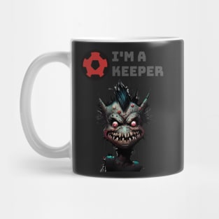 Introducing the 'I'm a Keeper' Monster Portrait Mug